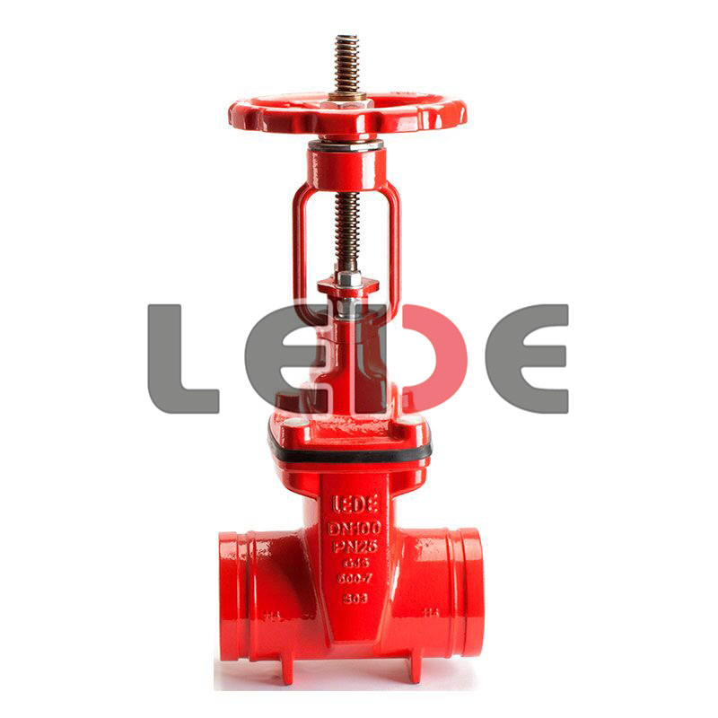 明杆軟密(mi)封溝槽閘閥a